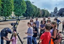 Як хмельничани спостерігали сонячне затемнення